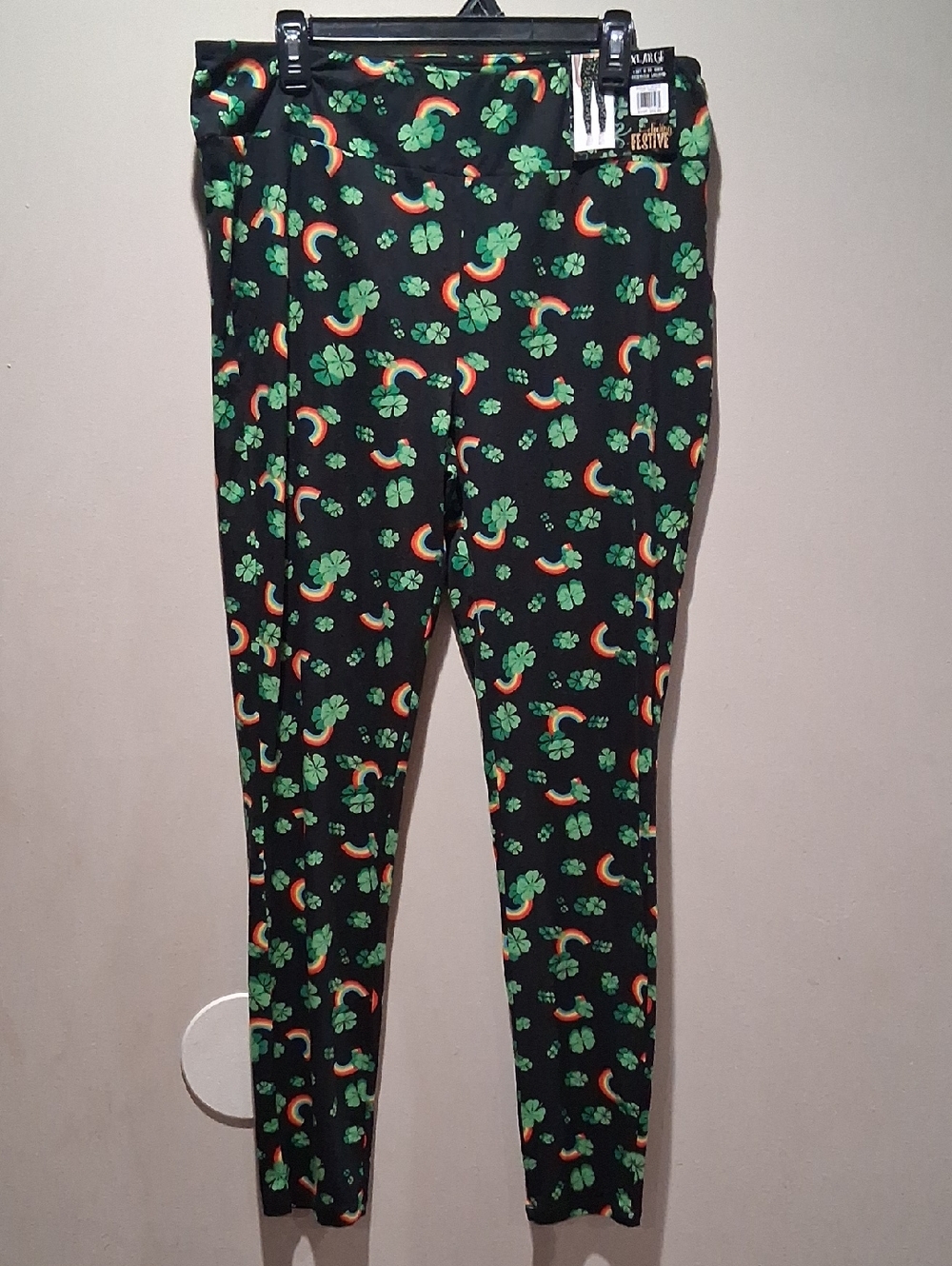 NWT Shamrock St Patty's Day Leggings